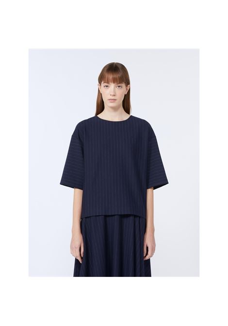 body-top in jersey di viscosa gessato Max Mara leisure | KAYA001